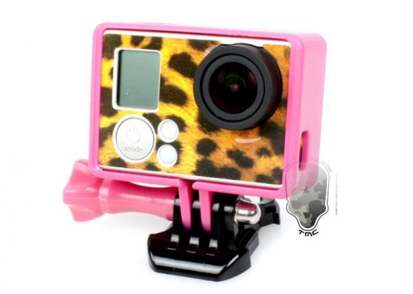 G TMC Tripod Cradle Frame Mount Housing for Gopro 3/3+ ( Pink )